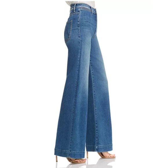 MOTHER Blue Flare & Wide Leg Jeans - Picture 2 of 16